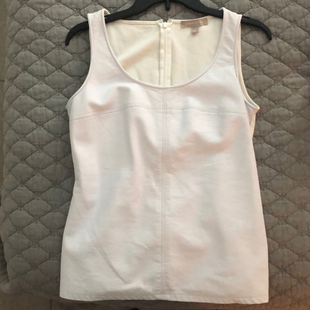 Banana Republic Faux leather tank top